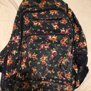 Floral book bag
